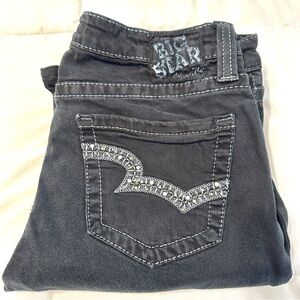 Big Star Women's Maddie Indigo Dark Wash Denim Bootcut Jeans • Sz 29; 31” inseam